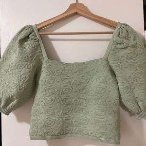 Cropped Knitted Top